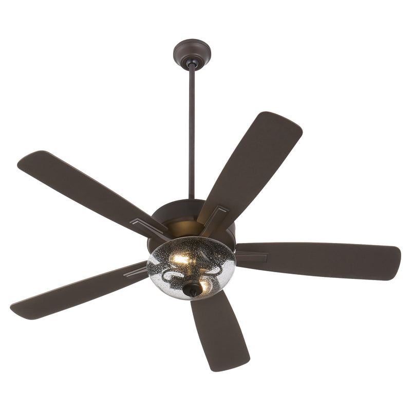 Ovation 52" 5-Blade Ceiling Fan with Bowl Light Kit in Oiled Bronze