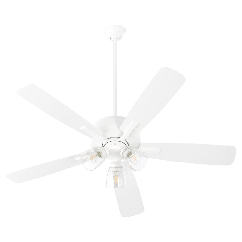 Ovation 52" 5-Blade Ceiling Fan with Multi-Light Kit in Studio White