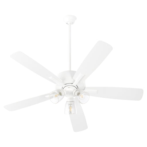Ovation 52" 5-Blade Ceiling Fan with Multi-Light Kit in Studio White
