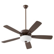 Ovation 52" 5-Blade Ceiling Fan with Bowl Light Kit in Oiled Bronze