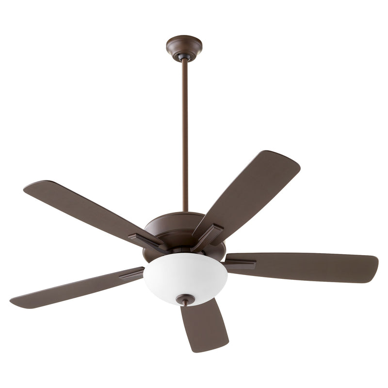 Ovation 52" 5-Blade Ceiling Fan with Bowl Light Kit in Oiled Bronze