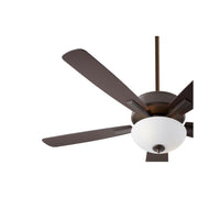 Ovation 52" 5-Blade Ceiling Fan with Bowl Light Kit in Oiled Bronze