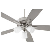 Ovation 52" 5-Blade Ceiling Fan with Multi-Light Kit in Satin Nickel