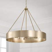 Weller 4-Light Chandelier in Matte Brass