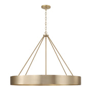 Weller 6-Light Chandelier in Matte Brass