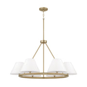 Parson 6-Light Chandelier in Matte Brass