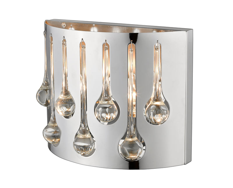 Oberon 2 Light 12" Wall Sconce in Chrome