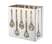 Oberon 2 Light 9" Wall Sconce in Chrome