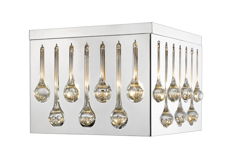 Oberon 4 Light 13.5" Flush Mount in Chrome