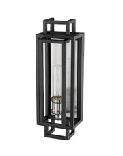Titania 1 Light 4.75" Wall Sconce in Black + Brushed Nickel