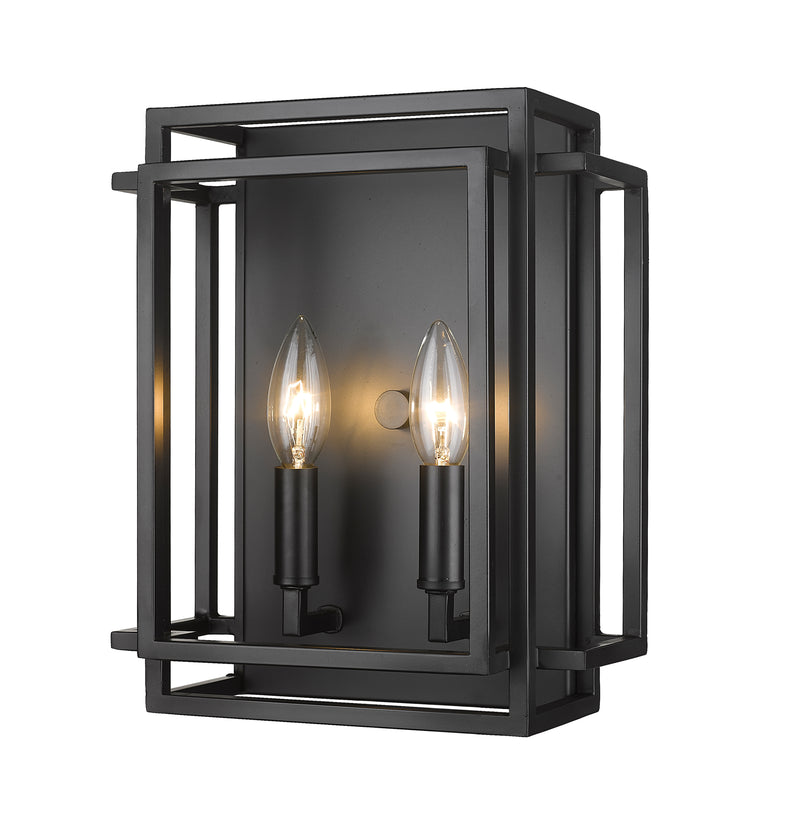Titania 2 Light 10" Wall Sconce in Matte Black