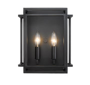 Titania 2 Light 10" Wall Sconce in Matte Black