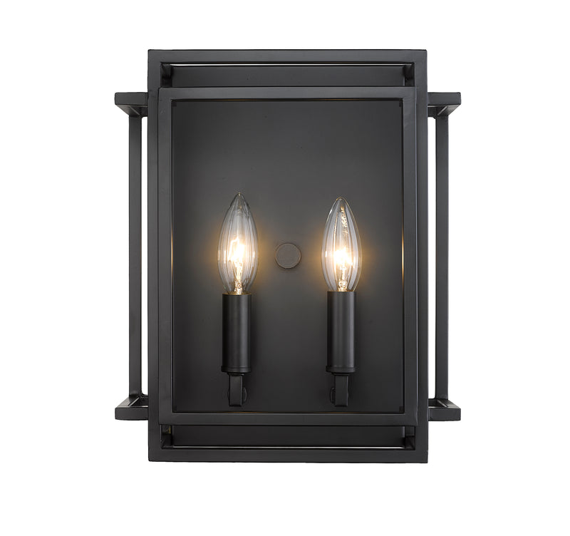 Titania 2 Light 10" Wall Sconce in Matte Black