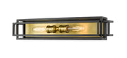 Titania 2 Light Vanity in Bronze + Olde Brass