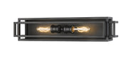 Titania 2 Light Vanity in Matte Black