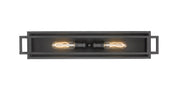 Titania 2 Light Vanity in Matte Black