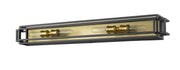 Titania 4 Light Vanity in Bronze + Olde Brass