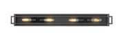 Titania 4 Light Vanity in Matte Black