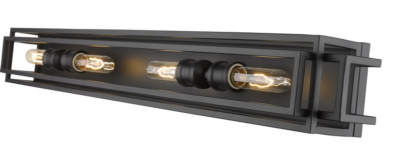 Titania 4 Light Vanity in Matte Black