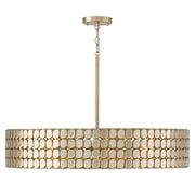 Eliana 30" 4-Light Pendant in Champagne Brass
