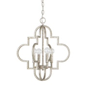 Ellis 4-Light Chandelier in Antique Silver