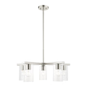 Zurich 5-Light Chandelier in Brushed Nickel