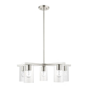 Zurich 5-Light Chandelier in Brushed Nickel