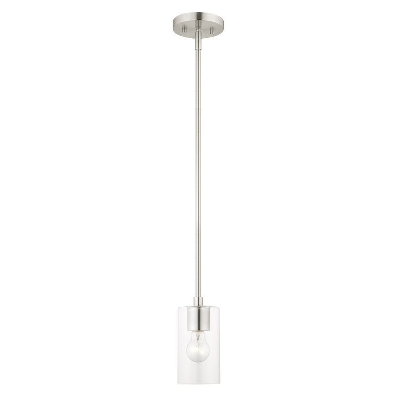 Zurich Mini Pendant in Brushed Nickel