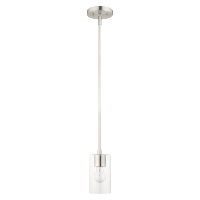 Zurich Mini Pendant in Brushed Nickel