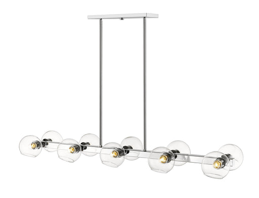 Marquee 10 Light 54" Linear Pendant in Chrome