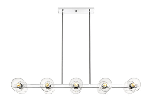 Marquee 10 Light 54" Linear Pendant in Chrome