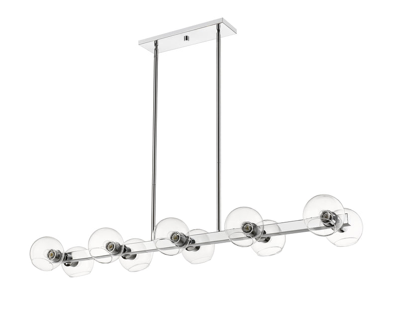 Marquee 10 Light 54" Linear Pendant in Chrome