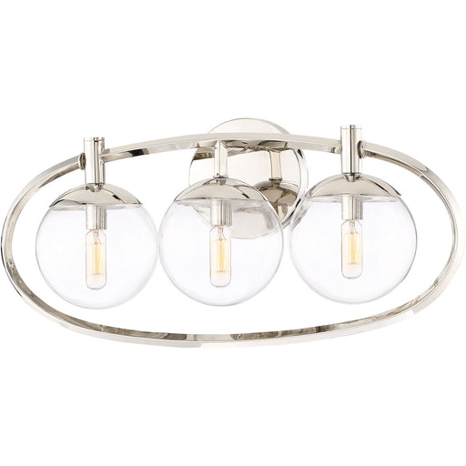 Piltz 3 Light 23" Vanity in Polished Nickel