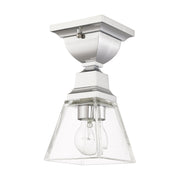 Mission Semi-Flush Mount in Polished Chrome