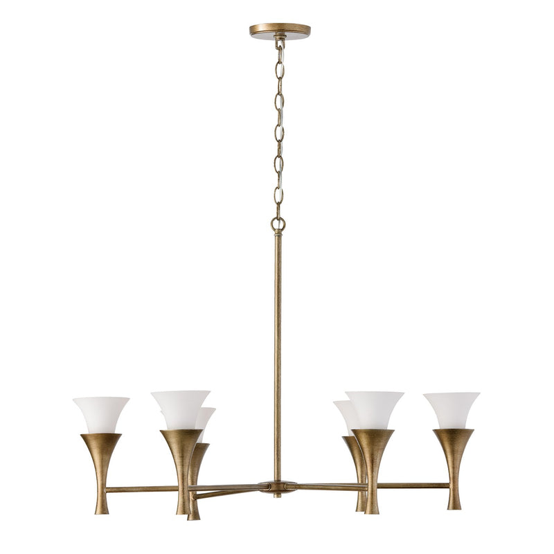 Nola 6-Light Chandelier in Mystic Luster