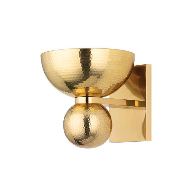 Catania Wall Sconce in Vintage Brass