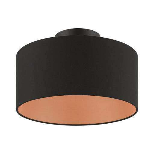 Sentosa Medium Semi-Flush Mount in Black