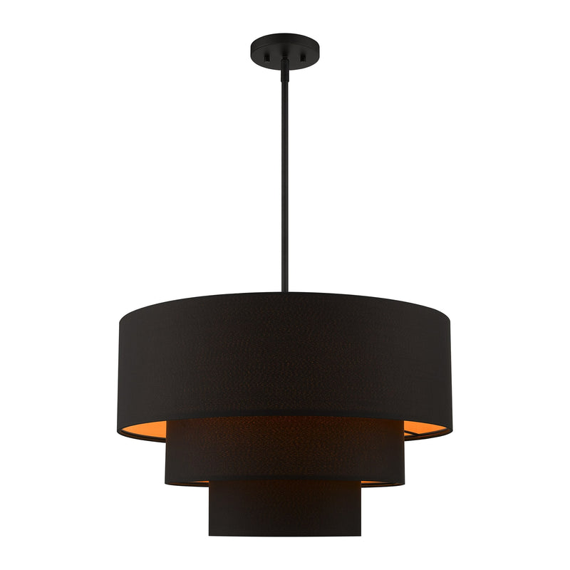 Sentosa 4-Light Chandelier in Black