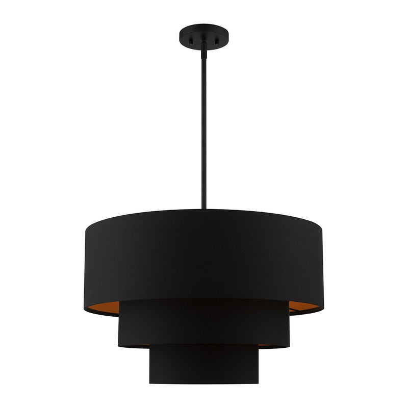 Sentosa 4-Light Chandelier in Black