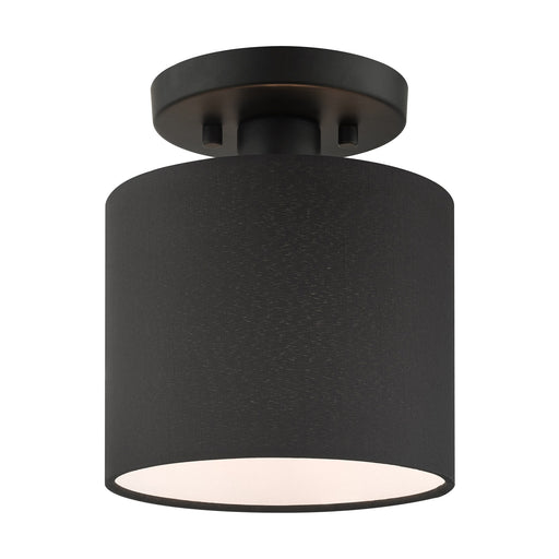 Bainbridge Petite Semi-Flush Mount in Black