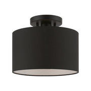 Bainbridge Small Semi-Flush Mount in Black