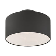 Bainbridge Medium Semi-Flush Mount in Black