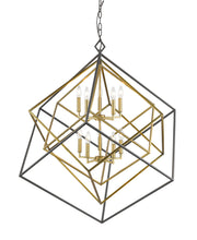 Euclid 10 Light 41.5" Chandelier in Olde Brass + Bronze
