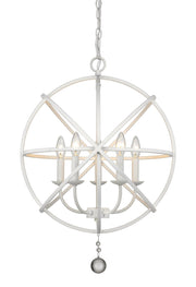 Tull 5 Light 20" Chandelier in Matte White