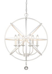Tull 6 Light 24" Chandelier in Matte White