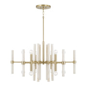 Marlow 12-Light Chandelier in Matte Brass