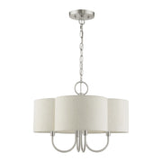 Solstice 4-Light Chandelier in Brushed Nickel