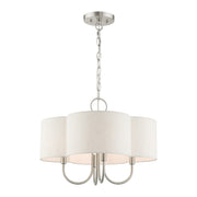 Solstice 4-Light Chandelier in Brushed Nickel