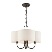 Solstice 4-Light Chandelier in English Bronze