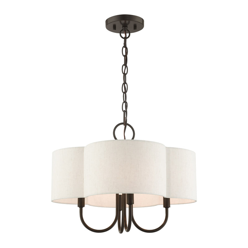 Solstice 4-Light Chandelier in English Bronze